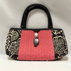 Handbag, purse, small, textured fabric